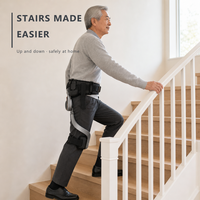 Exosquelette médical pour membres inférieurs, dispositif d'assistance à la marche pour hémiplégie post-AVC, robot de rééducation à la marche motorisé pour adultes et seniors