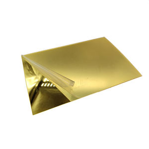 1220x2440mm 4x8ft miroir doré feuille acrylique écologique Service de traitement de coupe personnalisé <span class=keywords><strong>Plaque</strong></span> verte acrylique - Product Image 2