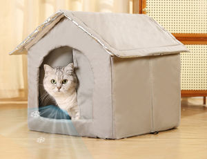Maison de glace climatisée pliable détachable pour animaux de compagnie Offre Spéciale maison d'été semi-fermée pour animaux de compagnie et nid frais pour animaux de compagnie - Product Image 3