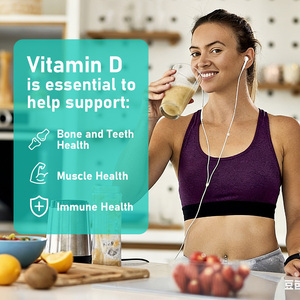 Best-seller : Vitamine D3 avec K2 en gouttes liquides, pour favoriser l'absorption du calcium et maintenir la densité osseuse. Complément alimentaire. - Product Image 4