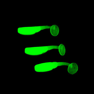 3D Eyes Jig Wobblers esche 0.5g/35mm 12 pz esca di pesca al piombo con esca di pesca morbida a coda forcella esca di gomma artificiale - Product Image 5