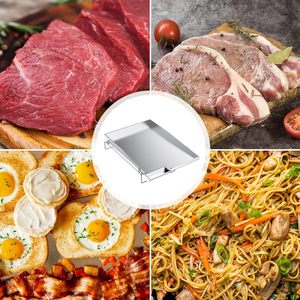 Không dính lò nướng bằng thép không gỉ an toàn bền dễ dàng làm sạch bếp bakeware khay nướng lớn để nấu nướng và nướng - Product Image 5