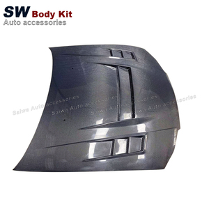 De alta calidad de fibra de carbono real agujero abierto capó del <span class=keywords><strong>motor</strong></span> de ventilación frente de la cubierta de la válvula para Nissan SILVIA S15 1999-2002 kit de cuerpo - Product Image 4