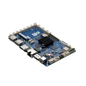 บอร์ดเราเตอร์บอร์ดพีซีแขน SK32B พร้อม MIPI EDP eMMC Mali-T764 quad-core แรม DDR4 Cortex-A17 3 x TTL 9 X USB บอร์ดฝังตัว