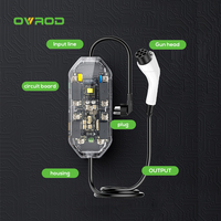 Ovrod 16A 11kw avec affichage Portable Ev chargeur carte de contrôle Circuit carte mère Ev chargeur ca 3 phases Ev chargeur carte principale