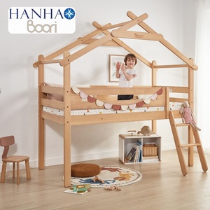 <span class=keywords><strong>Lit</strong></span> mezzanine individuel moderne en bois pour enfants, facile à assembler soi-même, pour chambre et appartement - Product Image 1