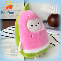 Fabricant chinois de haute qualité de poupées en peluche douces et rembourrées, certifiées CE CPC, avec textures douces, en forme de crème glacée et de dessins animés kawaii