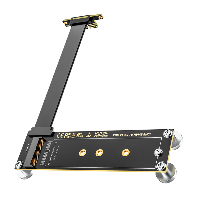 JEYI Magnetic PCIe 4.0 X1 Laptop SSD Adapter 16Gbps 90Degree Right Angle Design Supports MacBook Air/Pro 2013-2017