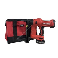 NAILTASK 20V Fixation décorative de toit sans gaz Batterie au lithium électrique sans fil Encadrement de mur en béton Cloueur en acier Pistolets à clous