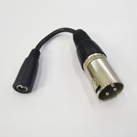 Câble de charge DC5521 femelle XLR/TRS 3 broches mâle PVC pour adaptateur d'alimentation de batterie de vélo électrique, chargeur d'équilibre pour trottinette électrique 33cm