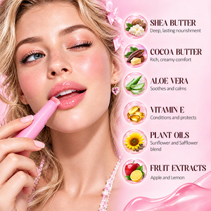 Bálsamo Labial Orgánico <span class=keywords><strong>de</strong></span> Frutas <span class=keywords><strong>de</strong></span> Marca Privada <span class=keywords><strong>en</strong></span> Barra, Hidratación Profunda con <span class=keywords><strong>Manteca</strong></span> <span class=keywords><strong>de</strong></span> Karité, Repara <span class=keywords><strong>Labios</strong></span> Secos y Agrietados, 5 Sabores, Venta al por Mayor, Cuidado Labial - Product Image 4