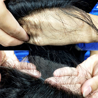 Prix abordable, sans perte de cheveux, sans nœuds, cuticules alignées, 13x4 13x6, Lace Frontal HD à peau fine, vente en gros, Lace Front HD