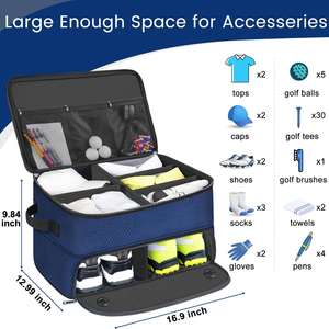 Waterproof Car Storage Pouch <b>Container</b> <b>Travel</b> Bag Shoe Organizer with Multi-Pocket Design - Product Image 2