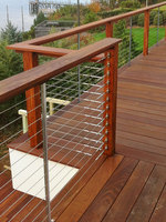 Système de tension de câbles de balustrade conçu avec précision pour une maintenance facile et une durabilité longue durée dans les appartements