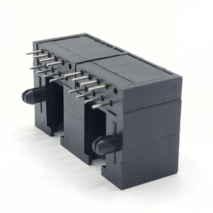 Màu đen 1x2 10p8c <span class=keywords><strong>PCB</strong></span> kết nối điện tử RJ11 <span class=keywords><strong>RJ45</strong></span> Nữ kết nối <span class=keywords><strong>PCB</strong></span> Jack <span class=keywords><strong>RJ45</strong></span> modularethernet <span class=keywords><strong>RJ45</strong></span> kết nối - Product Image 5