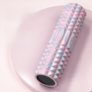 Rouleau de yoga à tige solide avec picots pour la relaxation musculaire et l'amincissement - Antidérapant, léger, durable, écologique - Product Image 5