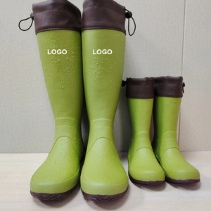 Hot bán chịu mài mòn gumboot Unisex cao su mưa khởi động cho ngoài trời đi bộ đường dài VƯỜN giày không thấm nước Wellington khởi động - Product Image 4