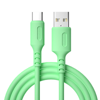 Cable de Carga Rápida Tipo C de Alta Calidad de 1M, 3A, TPE, USB, Cable de Datos Móvil Rápido, Cobre Puro con Blindaje Trenzado, Precio Competitivo