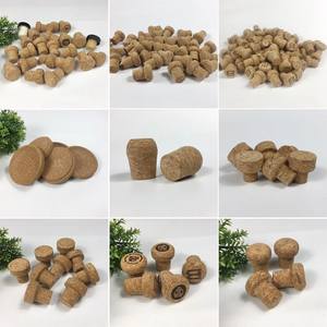 Tapones de corcho natural para botellas de vino con opción de impresión de logotipo de Dongguan - Product Image 2