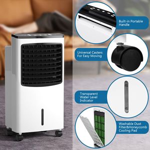 Heseain Portable Plastic Air <b>Cooler</b> 2000-3999 CFM with 3-Speed Timer for Commercial Use - Product Image 6
