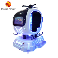 Juego de vuelo comercial VR, simulador de vuelo, helicóptero, soporte de rotación 360 con buena calidad