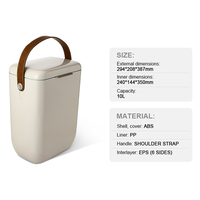 Glacière Everich, haute performance, maintien au froid, glacière rigide 10L, camping, extérieur, glacière isolée pour boissons glacées