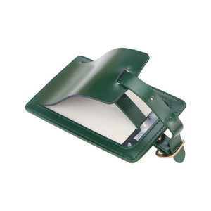 Étiquette de <span class=keywords><strong>bagage</strong></span> en cuir PU en gros, étiquette d'identification de valise, étiquette de voyage personnalisée avec logo, vente chaude pour les fournisseurs - Product Image 2