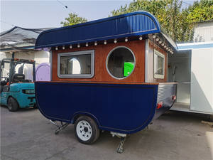 Carrito de Comida Rápida Móvil Tipo Remolque, Número VIN, Nuevo, de Aluminio, en Oferta, Camionetas de Café, Quioscos de Helados, Europa - Product Image 4