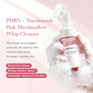 Private Label Koreanische Gesichtsbürste Reiniger Rosa PDRN Niacinamid Poren-Tiefenreinigung Lachs-DNA PDRN Gesichtsreiniger - Product Image 2