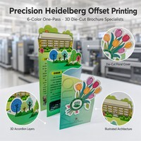 Servicio de Impresión de Folletos Personalizados con Corte Troquelado, Multicapa, 3D, para Presentaciones Corporativas, Gubernamentales y Reportes