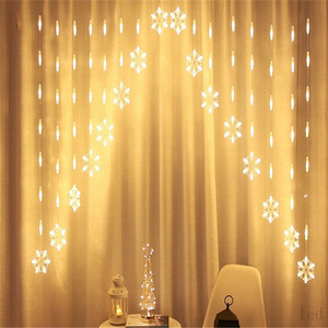 <span class=keywords><strong>Guirlande</strong></span> <span class=keywords><strong>lumineuse</strong></span> LED intérieure et extérieure en forme de flocon de neige en V inversé pour décoration de festival - Product Image 3
