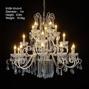 Lampadario in Cristallo Acrilico di Grande Vendita, Grande Paralume Moderno, Lampadario con Perline - Product Image 3