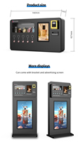 Distributeur de parfum en spray entièrement automatique Distributeur de parfum intelligent avec carte de crédit/code QR/jeton/pièce de monnaie Centre commercial LCD