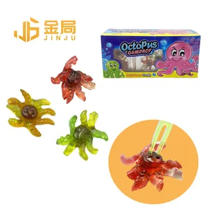 Groothandel Fruit Smaken Dierlijke Vorm Gummy Octopus Zachte Taaie Snoep Kleine Snoepjes