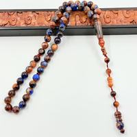 Muslimische Gebetsperlen 10mm Harz-Gebetskette Islamische Misbaha Arabische Gebetsperlen zum Lobpreis von Allah Tisbiha Bakelit-Rosenkranz