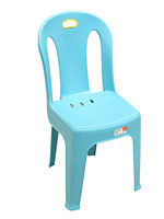 Chaise de salle à manger monobloc en plastique épaissi, style luxe léger, pour usage commercial, avec dossier, empilable et facile à ranger, de Guangdong