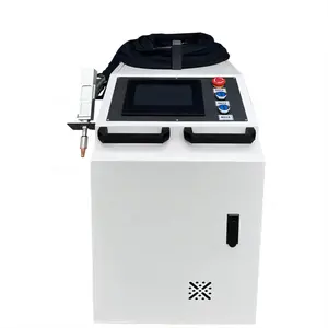 Простая установка 3 в 1 волоконно-лазерная очистка сварочная машина для резки с хорошим обслуживанием после продажи