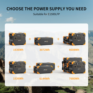 Packs d'extension Pecron, batterie LiFePO4 avancée avec une capacité de 3072 Wh, batterie supplémentaire pour le stockage d'énergie - Product Image 5