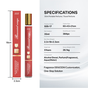 Vente en gros de mini-parfums originaux de 35 ml, ensembles de voyage, eau de toilette boisée, déodorant corporel en spray, anti-transpirant, parfum unisexe - Product Image 2