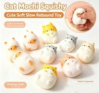 Mainan Squishy Kucing Anjing Babi yang Lucu, Lembut, dan Lambat Mengembang, Pereda Stres, Mainan Fidget, Hadiah Sensorik untuk Anak-anak, PU