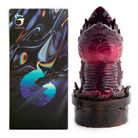 GEEBA Monster Pussy Flower Silicone Male Masturbator, Fantasy Men Adult Doll Realistic Stroker Reusable Pocket Pussy Adult Toys