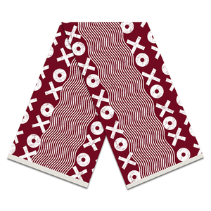 <span class=keywords><strong>Nappes</strong></span> WaxPrint pour les fêtes Tissu imprimé à la cire double face Imprimés africains modernes Pagne En Tissu Tissu Ankara Tissu numérique personnalisé - Product Image 1