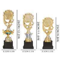 Trofeo Universal Personalizado de Plástico, Medallas Personalizadas para Competiciones Deportivas AD51, Moldeado por Inyección Ensamblable