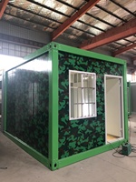 Maison conteneur préfabriquée à assemblage rapide, cabine modulaire portable avec isolation thermique pour logement du personnel minier