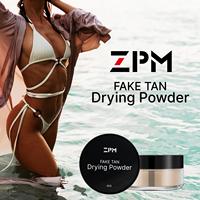 Marque privée ZPM Poudre fixatrice de séchage de bronzage naturel à forte valeur de vente Poudre de bronzage