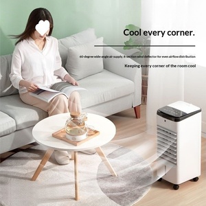 Ventilateur de climatisation compact alimenté par batterie DC pour chambres et dortoirs, faible bruit, 5 vitesses de refroidissement, portable, style armoire - Product Image 3