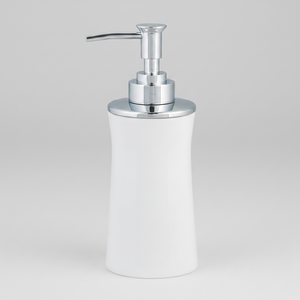Dispenser di sapone in porcellana Spirella 'Malibu' bianco, 18,5 x 7 x 7 cm - Product Image 2