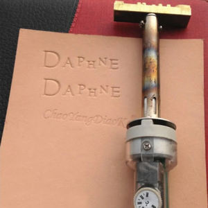 Directo de fábrica 150W plancha eléctrica logotipo personalizado marca cuero repujado estampado herramientas electrodoméstico con hierro marca moda - Product Image 5