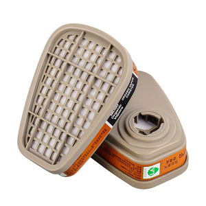 Masker <span class=keywords><strong>Respirator</strong></span> Berkualitas Tinggi 6001 dengan Filter Uap Asam Organik A1 HEPA Karbon Aktif dan Tali Kepala - Product Image 2
