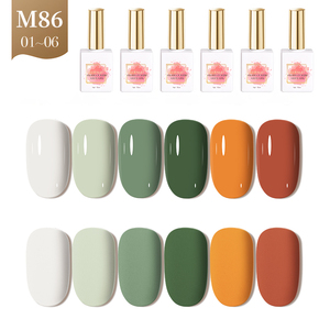 AILANUO 6 Colors New 15ml Hema Free TPO Free Esmaltes UV Gel Polish High Quality Nail Art Christmas Gift UV Nail Polish Gel - Product Image 1